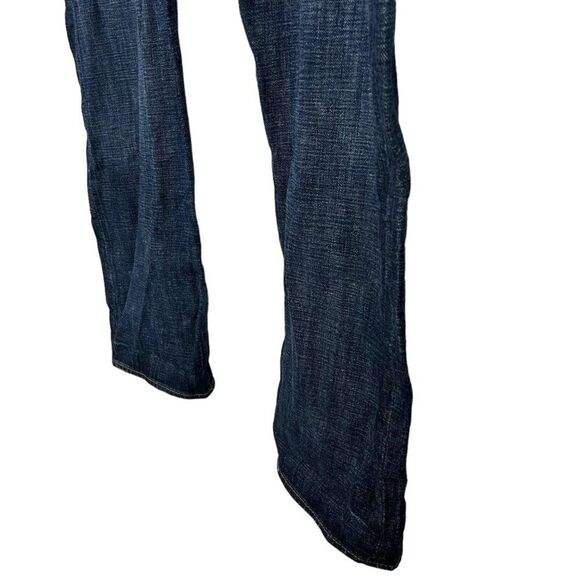 Levis 501 Levi Strauss Mens Blue Distressed Button Fly Straight Leg Jeans 40 x30 - Picture 10 of 16